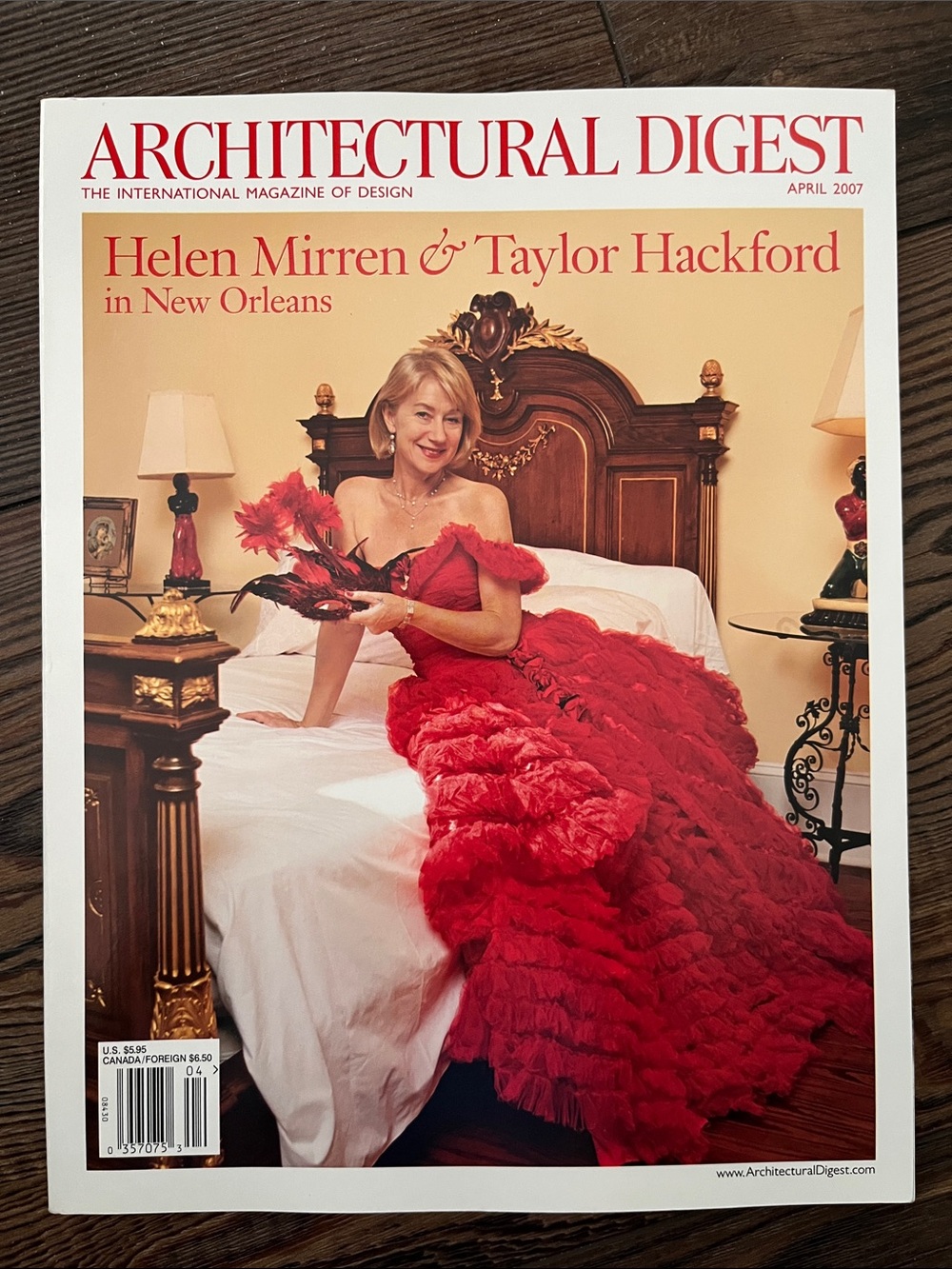 Architectural Digest Helen Mirren & Taylor Hackford